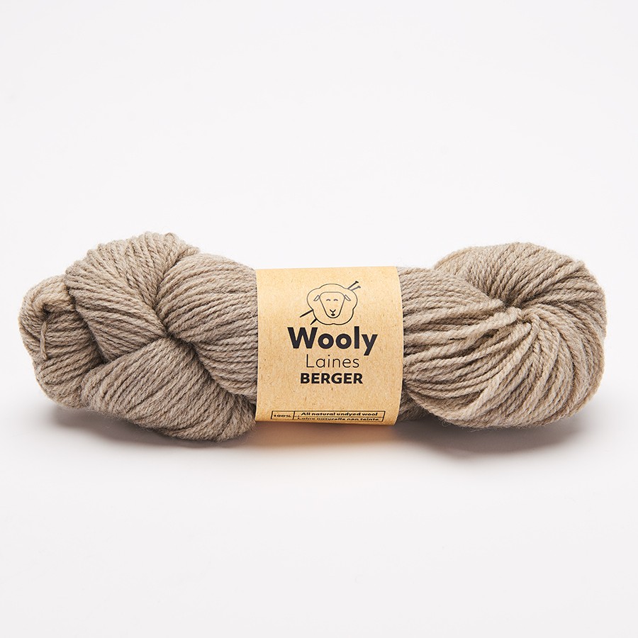 BERGER WOOLY LAINES  100 % LAINE NATURELLE